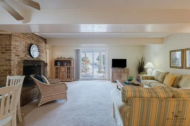 Living room of this home in Forest Beach