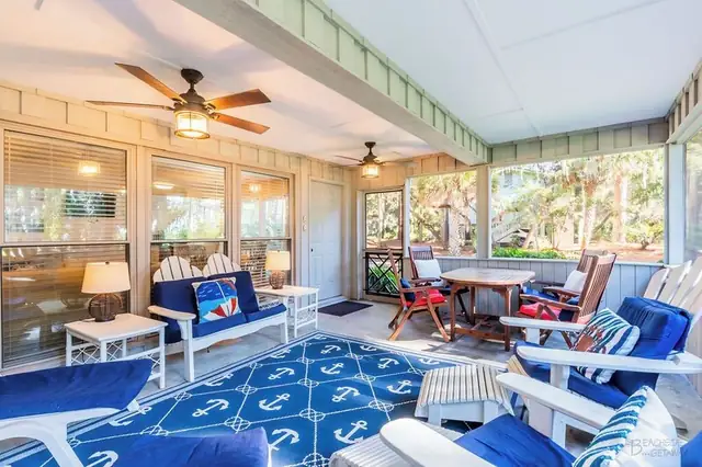 Balcony of this home in Forest Beach