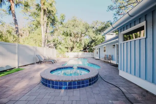 Pool of this home in Forest Beach