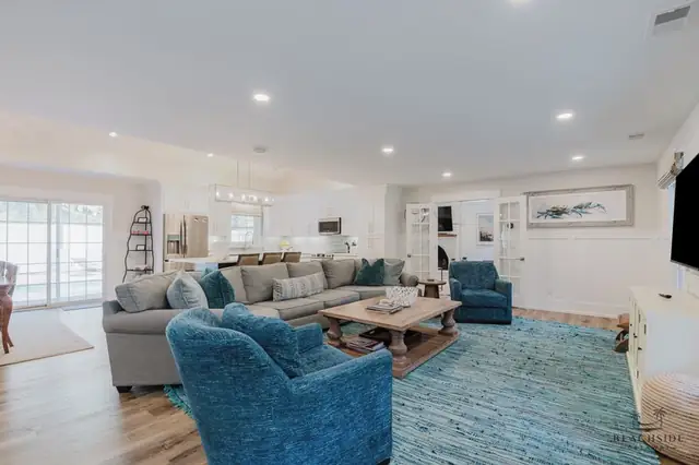 Living room of this home in Forest Beach