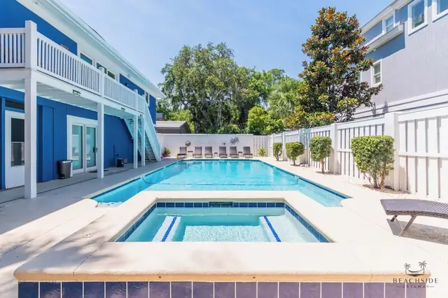 Pool of this home in Forest Beach