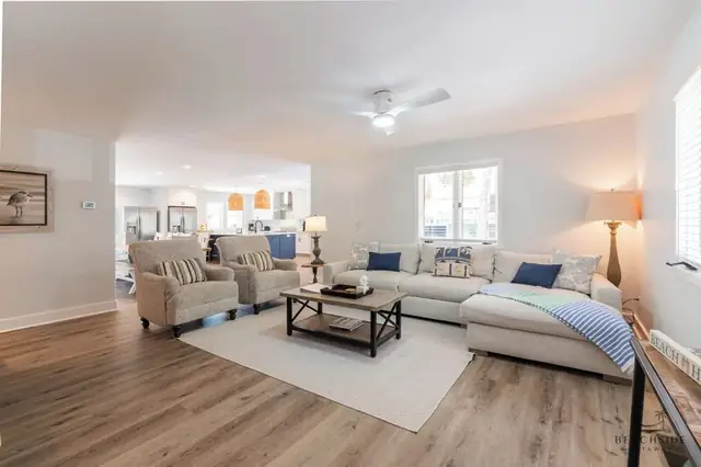 Living room of this home in Forest Beach