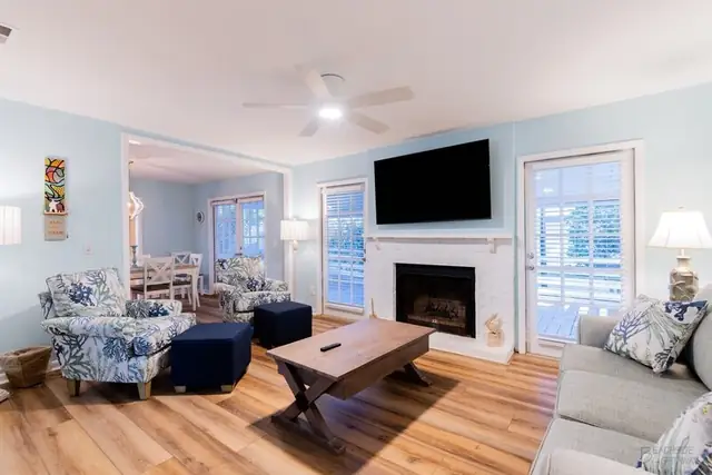 Living room of this home in Forest Beach