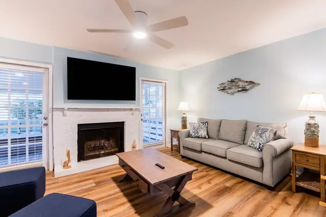 Living room of this home in Forest Beach