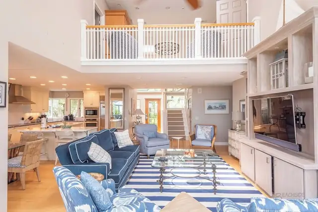 Living room of this home in Forest Beach