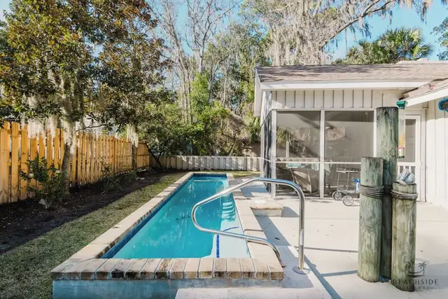 Pool of this home in Forest Beach