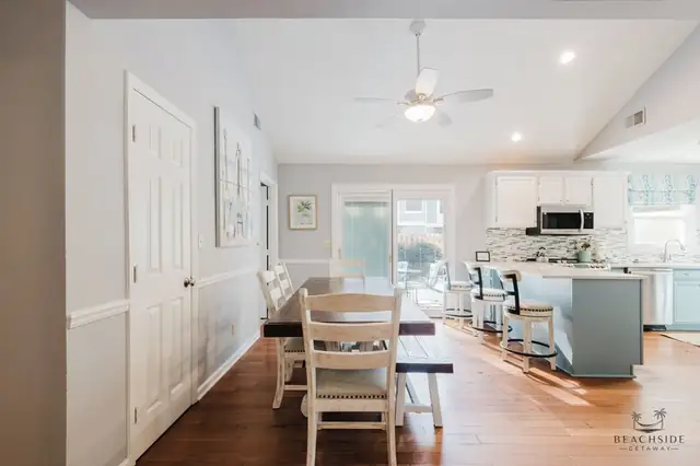 Dining area of this home in Forest Beach