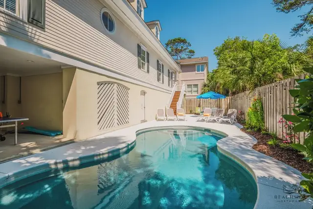 Pool of this home in Forest Beach