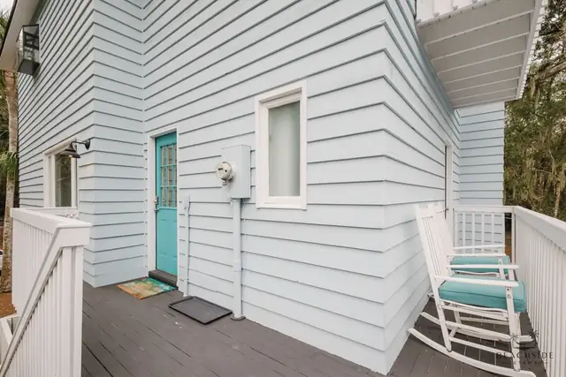 Outside of this home in Forest Beach