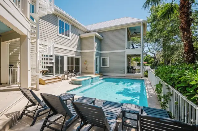 Pool of this home in Forest Beach