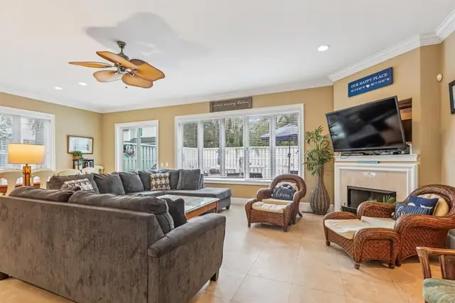 Living room of this home in Forest Beach