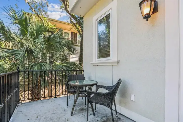 Balcony of this home in Forest Beach