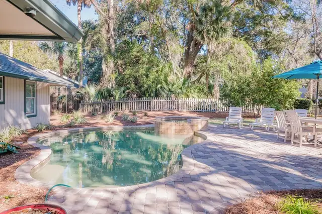 Pool of this home in Forest Beach