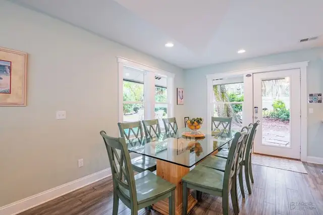 Dining area of this home in Forest Beach
