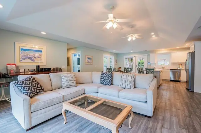 Living room of this home in Forest Beach