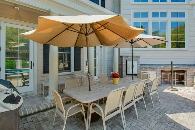 Balcony of this home in Forest Beach