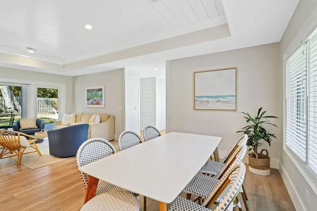 Dining area of this home in Forest Beach