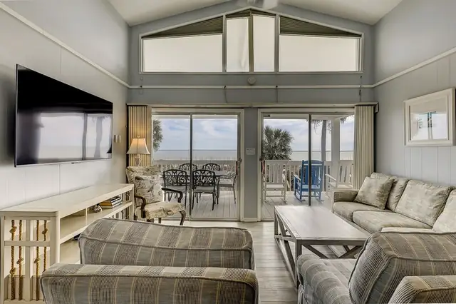 Living room of this home in Forest Beach