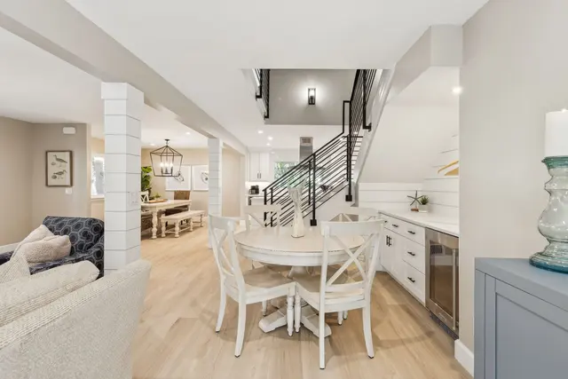 Dining area of this home in Forest Beach
