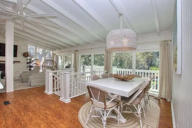 Dining area of this home in Forest Beach