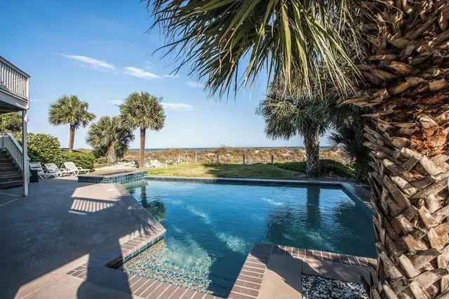 Pool of this home in Forest Beach