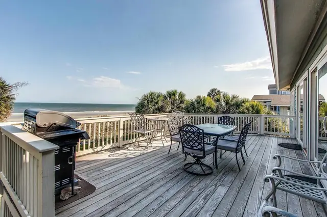 Balcony of this home in Forest Beach