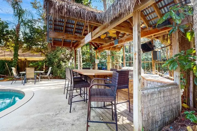 Balcony of this home in Forest Beach