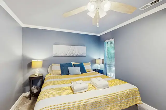 Bedroom of this home in Forest Beach