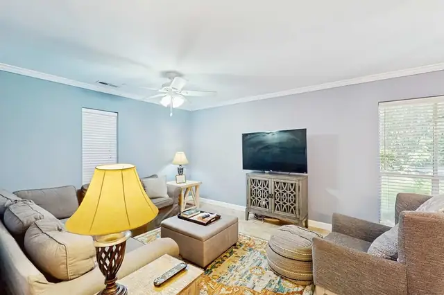 Living room of this home in Forest Beach