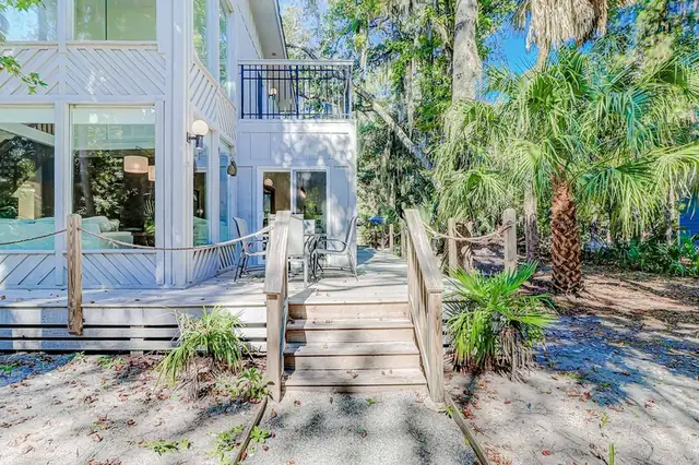Outside of this home in Forest Beach