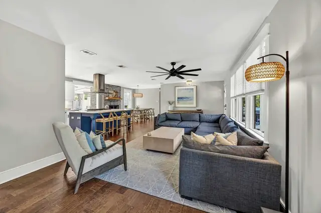 Living room of this home in Forest Beach