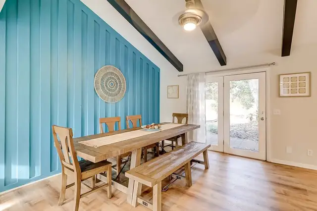 Dining area of this home in Forest Beach