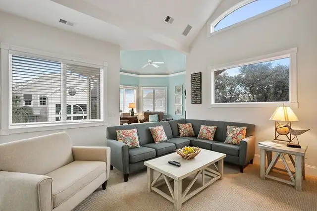 Living room of this home in Forest Beach