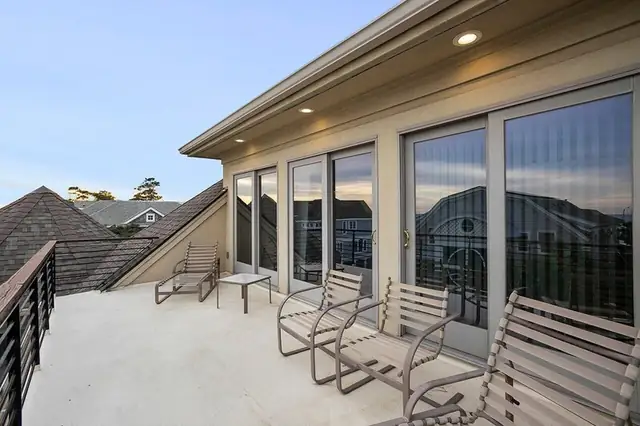 Balcony of this home in Forest Beach