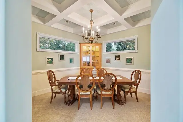 Dining area of this home in Forest Beach
