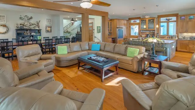 Living room of this home in Forest Beach