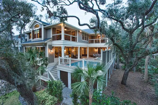 Outside of this home in Forest Beach