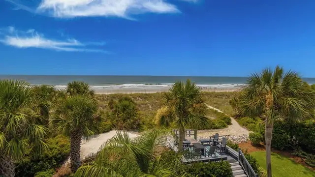 Ocean view of this home in Forest Beach