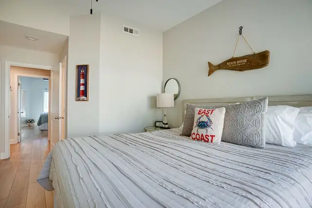 Bedroom of this home in Forest Beach