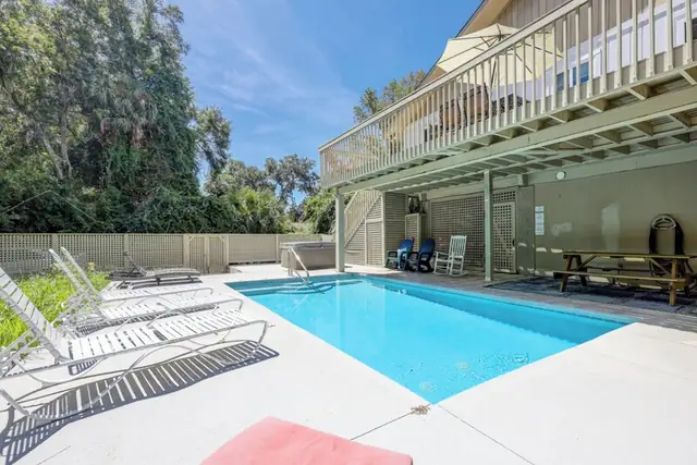 Pool of this home in Forest Beach
