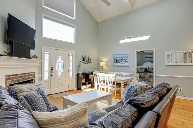 Living room of this home in Forest Beach