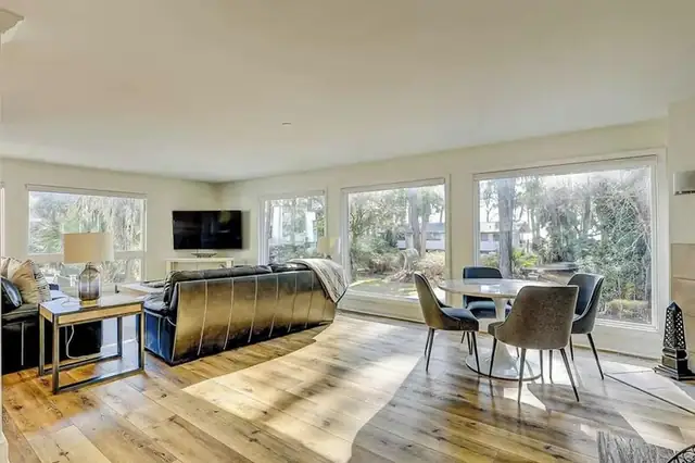 Living room of this home in Forest Beach