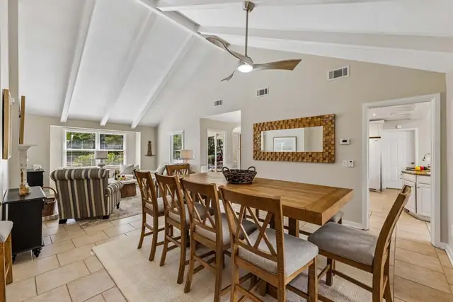 Dining area of this home in Forest Beach