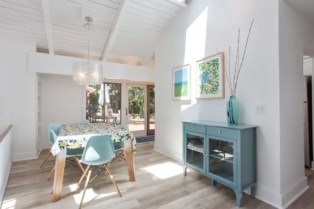 Dining area of this home in Forest Beach