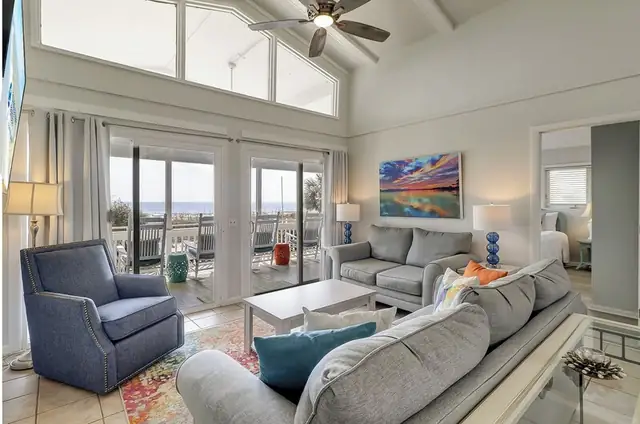Living room of this home in Forest Beach