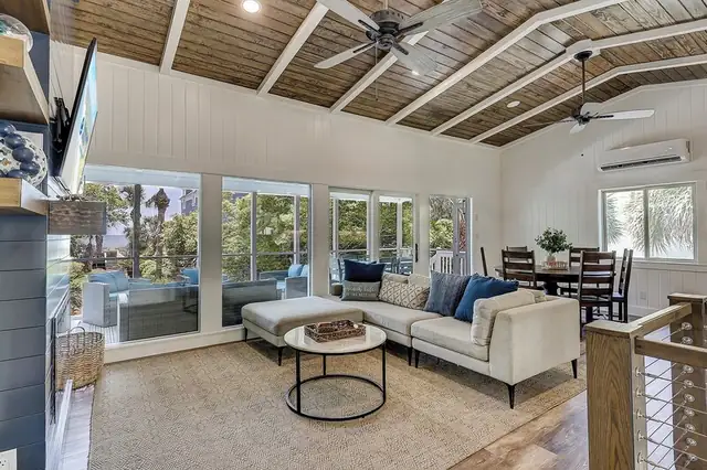 Living room of this home in Forest Beach
