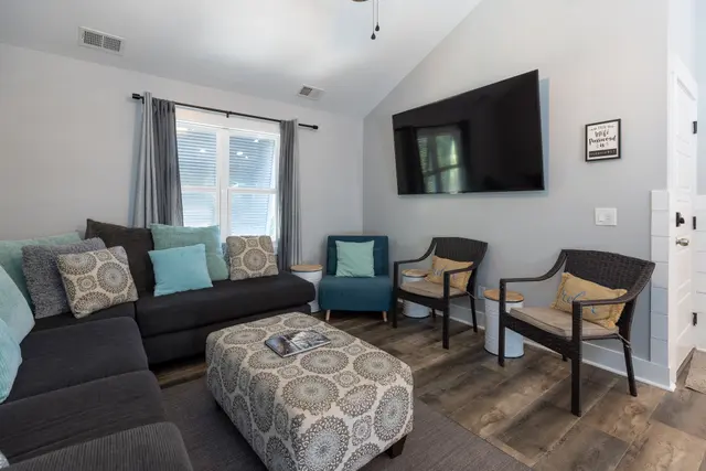 Living room of this home in Forest Beach
