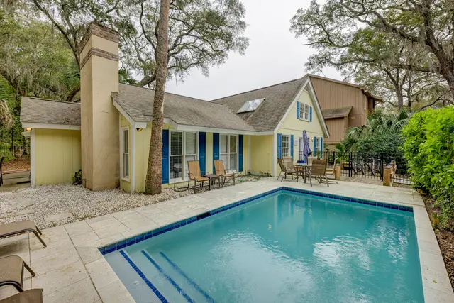 Pool of this home in Forest Beach