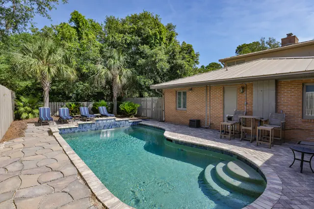 Pool of this home in Forest Beach
