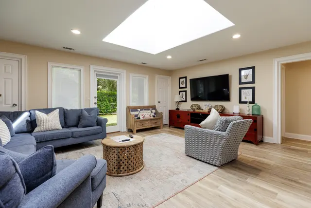 Living room of this home in Forest Beach